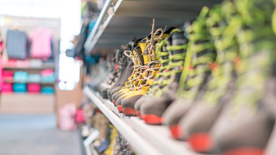 Get hiking shoes in Scheiber Sport shop S5 | © Scheiber Sport